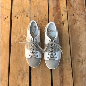 7 1/2 Sam Edelman Suede/leather sneakers